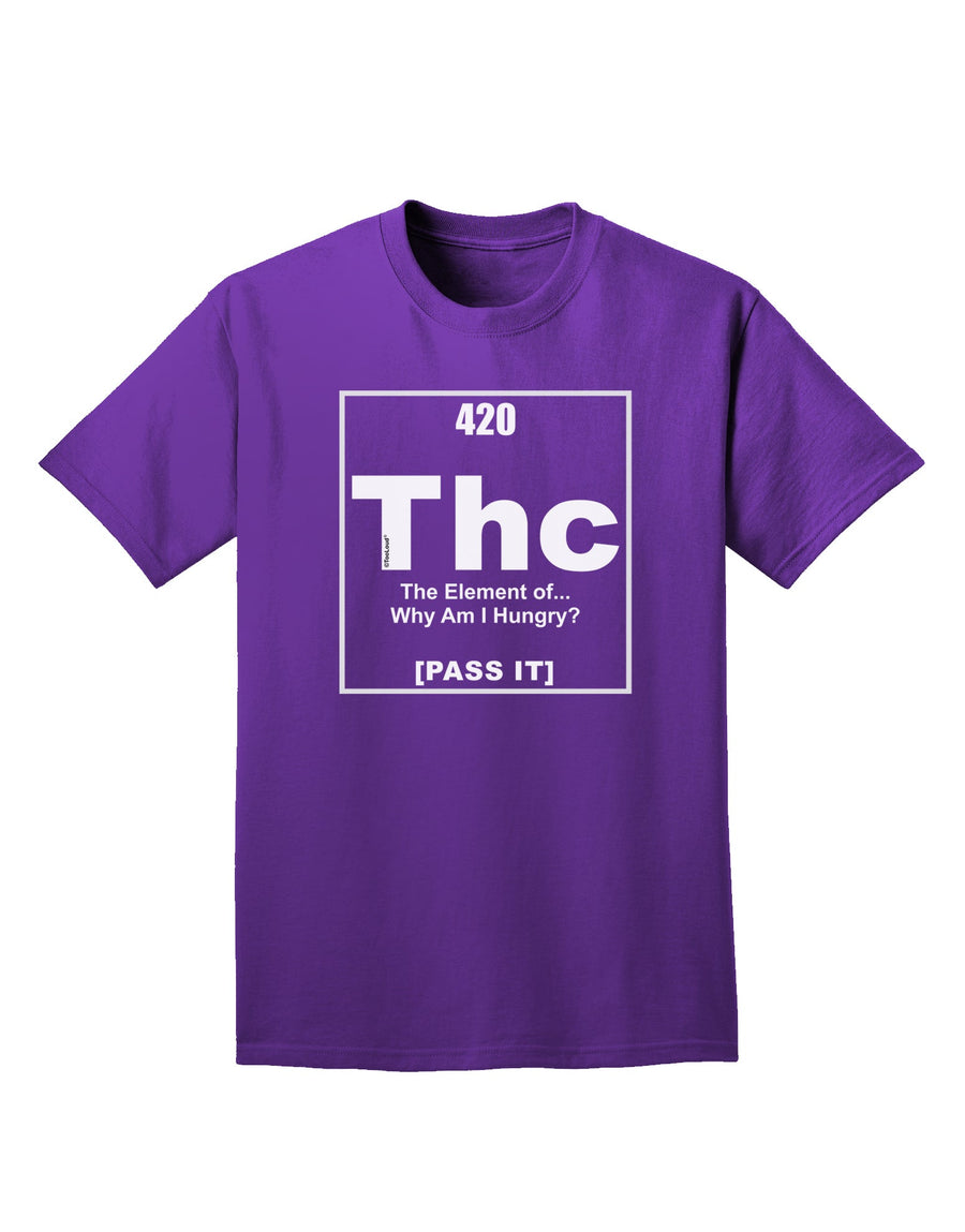 420 Element THC Funny Stoner Adult Dark T-Shirt by TooLoud-Mens T-Shirt-TooLoud-Black-Small-Davson Sales