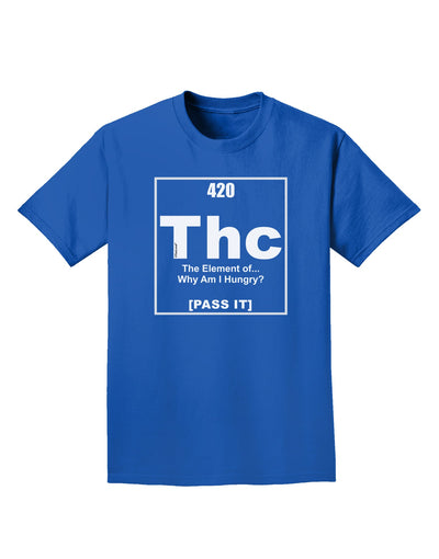 420 Element THC Funny Stoner Adult Dark T-Shirt by TooLoud-Mens T-Shirt-TooLoud-Royal-Blue-Small-Davson Sales