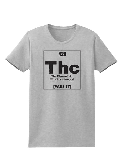 420 Element THC Funny Stoner Womens T-Shirt by TooLoud-Womens T-Shirt-TooLoud-AshGray-X-Small-Davson Sales