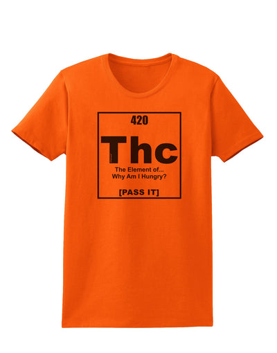 420 Element THC Funny Stoner Womens T-Shirt by TooLoud-Womens T-Shirt-TooLoud-Orange-X-Small-Davson Sales