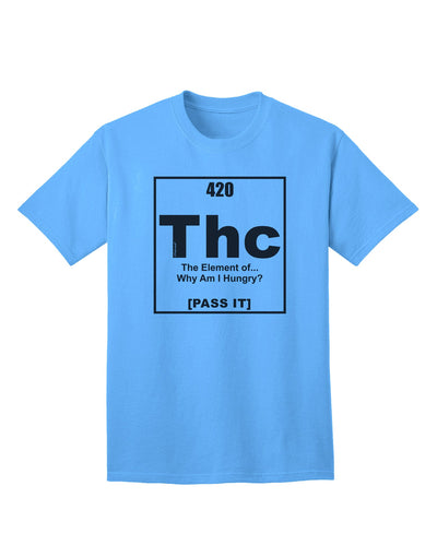 420 Element THC Humorous Stoner Adult T-Shirt - Curated by TooLoud-Mens T-shirts-TooLoud-Aquatic-Blue-Small-Davson Sales