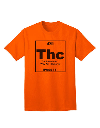 420 Element THC Humorous Stoner Adult T-Shirt - Curated by TooLoud-Mens T-shirts-TooLoud-Orange-Small-Davson Sales