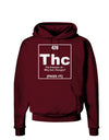 420 Element THC Funny Stoner Dark Hoodie Sweatshirt by TooLoud-Hoodie-TooLoud-Maroon-Small-Davson Sales