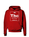 420 Element THC Funny Stoner Dark Hoodie Sweatshirt by TooLoud-Hoodie-TooLoud-Red-Small-Davson Sales