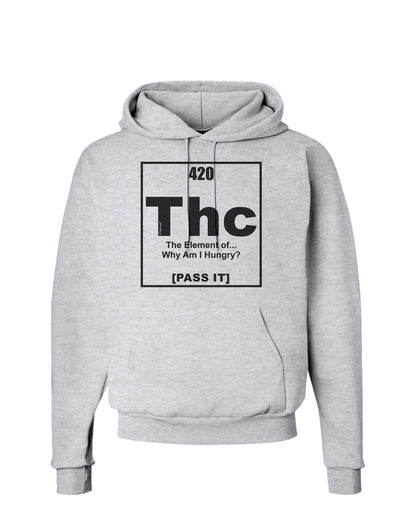 420 Element THC Funny Stoner Hoodie Sweatshirt by TooLoud-Hoodie-TooLoud-AshGray-Small-Davson Sales