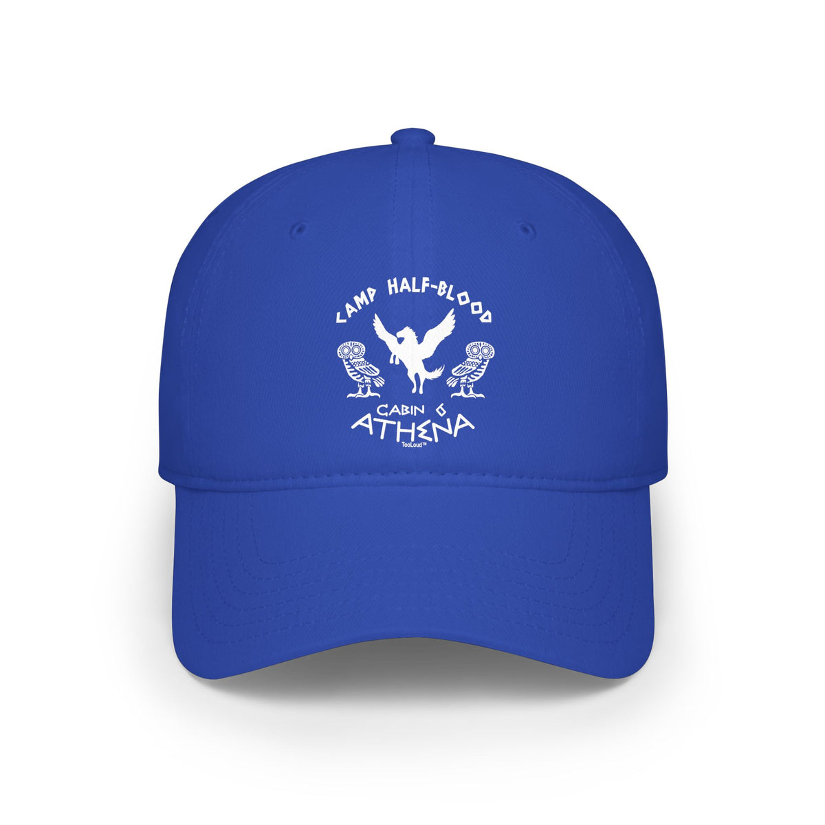Camp Half-Blood Cabin 6 Athena Adult Dark Baseball Cap Hat by TOOLOUD