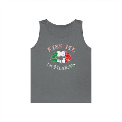 Kiss Me I'm Mexican Dark Loose Tank Top By TOOLOUD