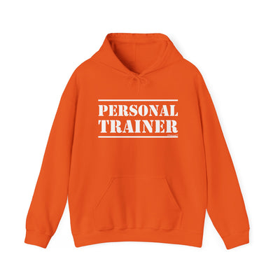 Personal Trainer Military Style Text Dark Hoodie Sweatshirt by TooLoud