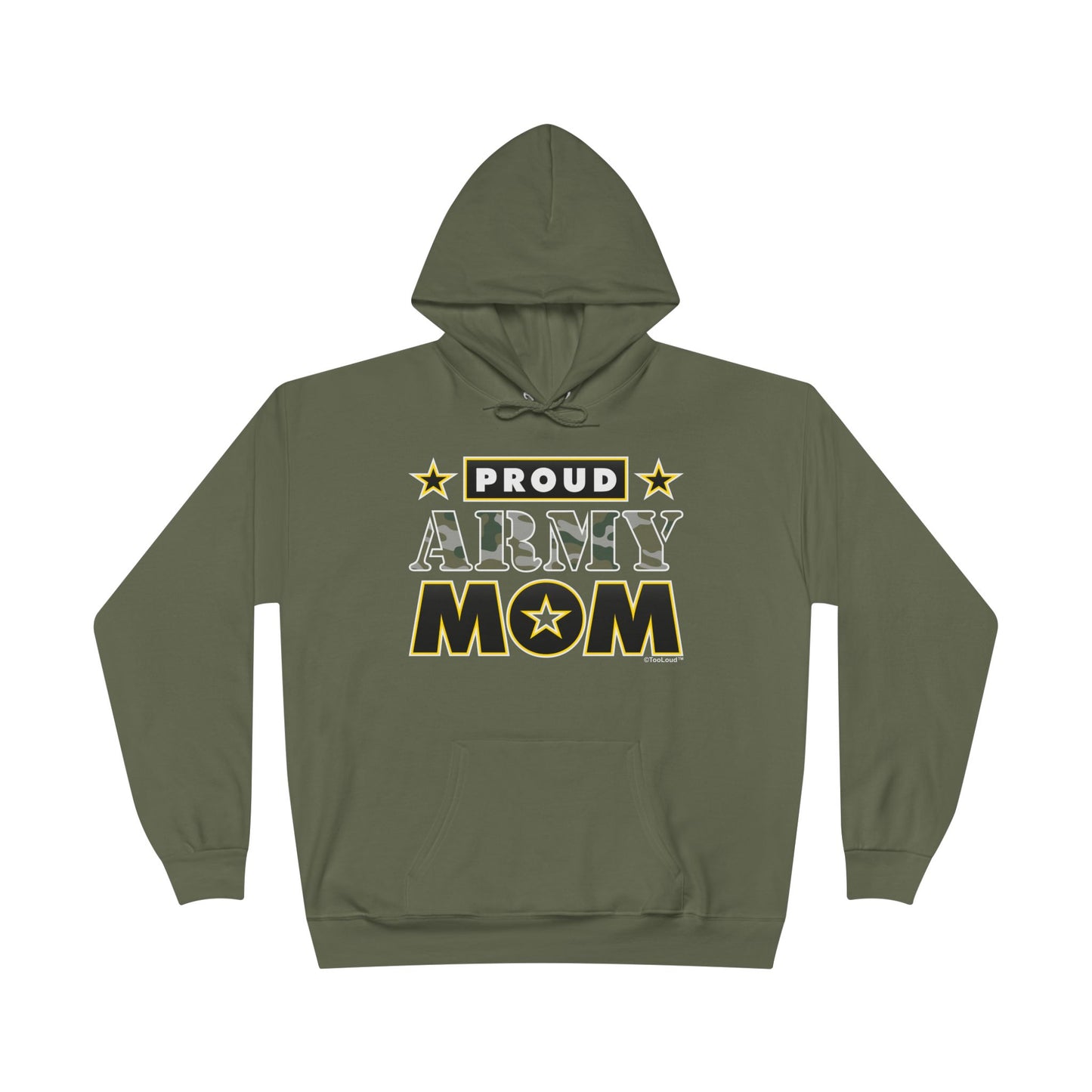 Proud Army Mom Dark Sweatshirt Hoodie by TOOLOUD™