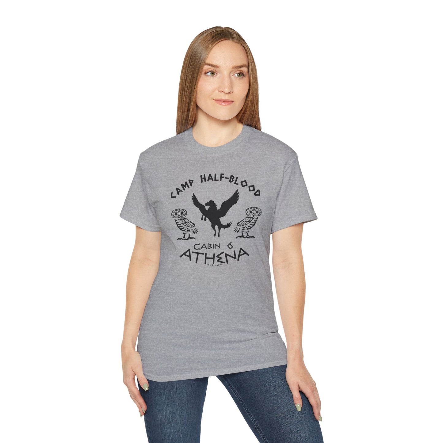 TOOLOUD Camp Half-Blood Cabin 6 Athena Women's T-Shirt (Style 2000)