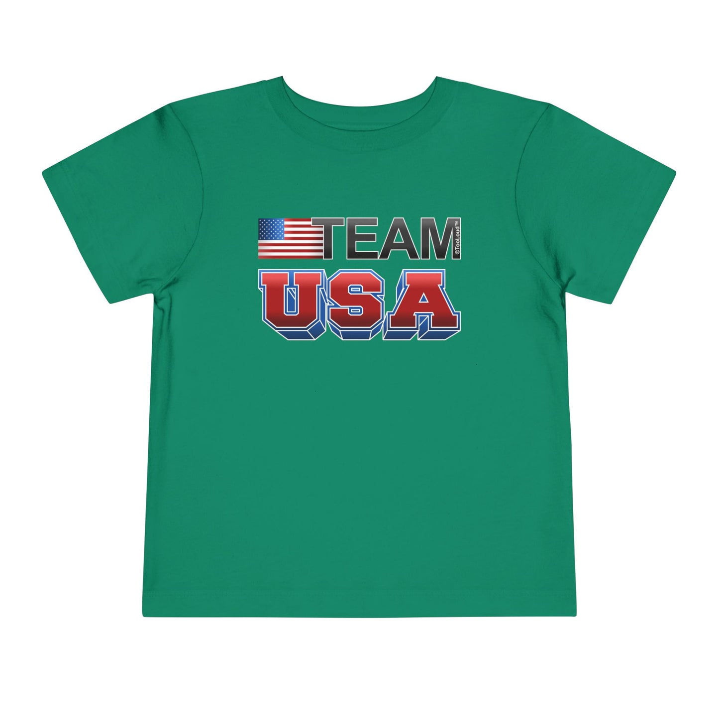 Sporty Team USA Toddler T-Shirt by TOOLOUD