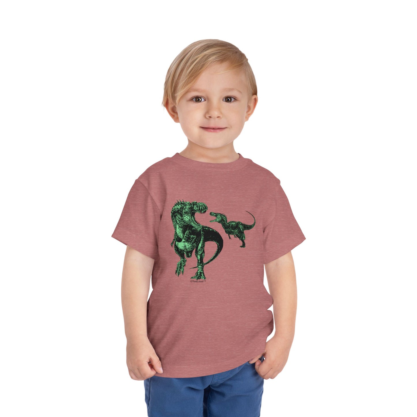 Jurassic Dinosaur Design 1 Toddler T-Shirt by TOOLOUD
