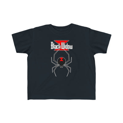 Black Widow Spider Design - Logo Toddler T-Shirt By TOOLOUD