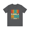 Kamala Harris 2024 President Unisex Ringspun Cotton Jersey Short Sleeve Tee