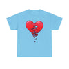 Crumbling Broken Heart Adult Unisex T-Shirt Tee