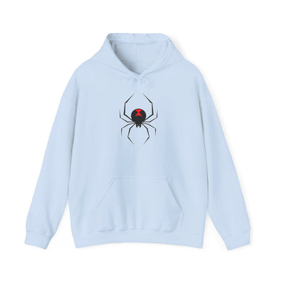 TooLoud Black Widow Spider Design Unisex Hoodie Sweatshirt