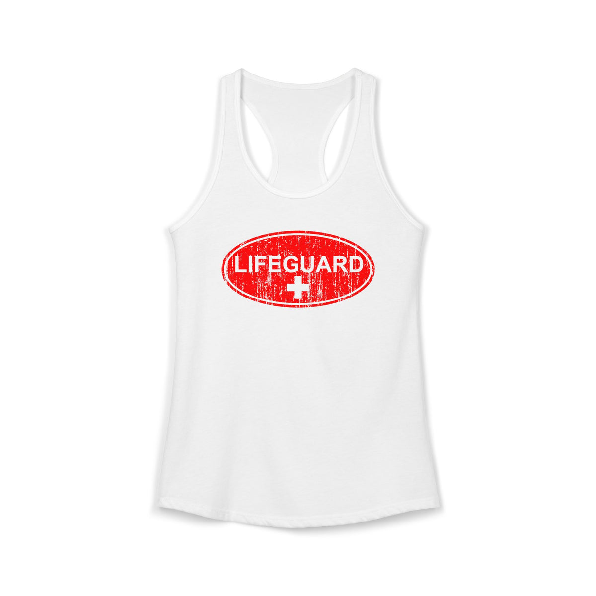 Lifeguard Womens Racerback Tank Top Shirt by TOOLOUD