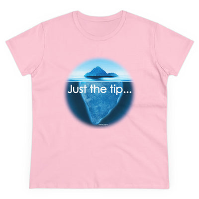 TooLoud Iceberg Just The Tip Women's Cotton T-Shirt