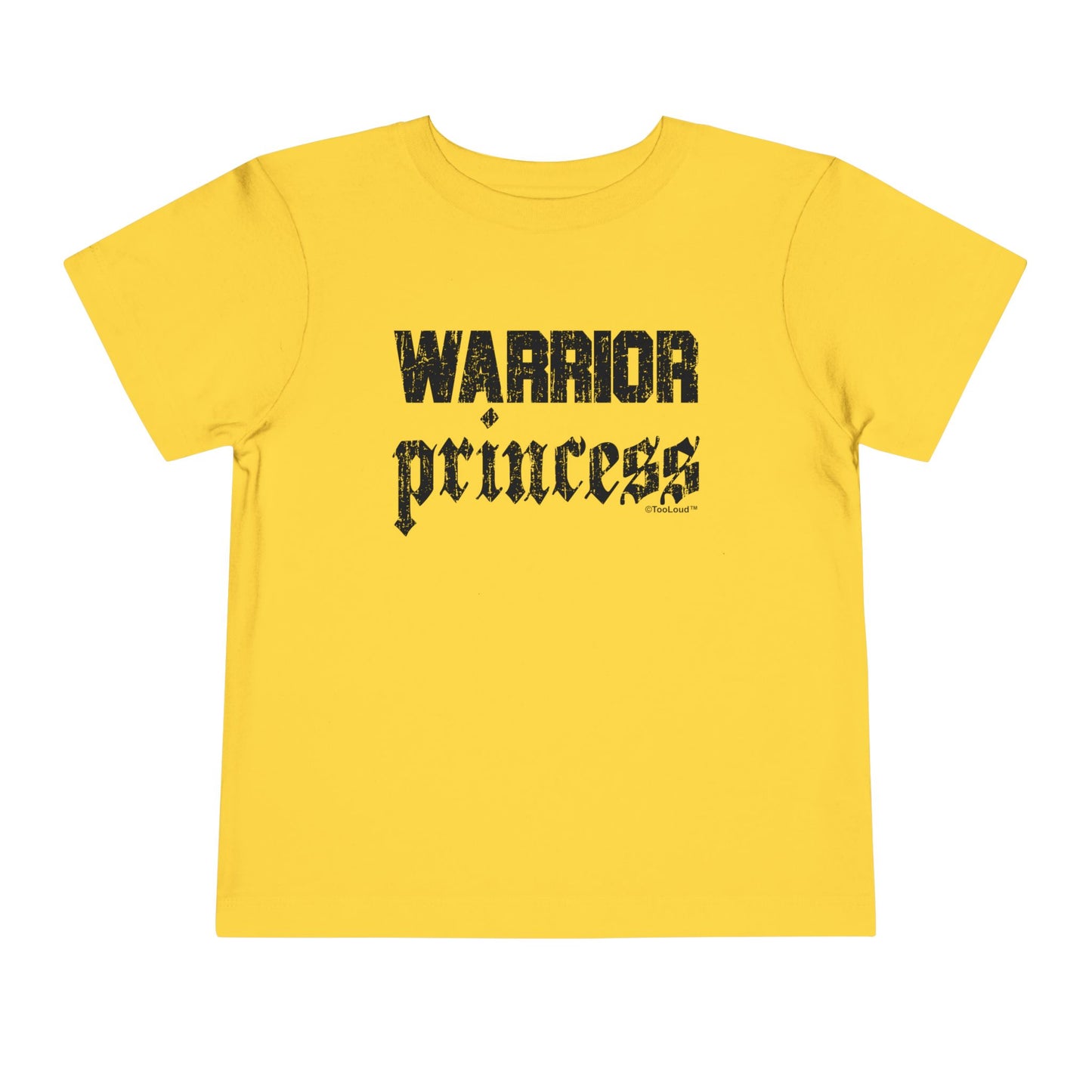 Warrior Princess Script Toddler T-Shirt by TOOLOUD