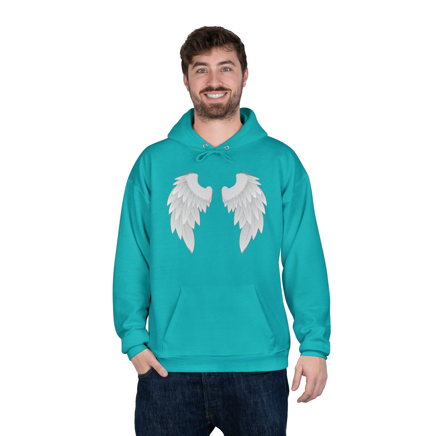 Epic Angel Wings Design Hoodie Pullover Sweatshirt by TOOLOUD
