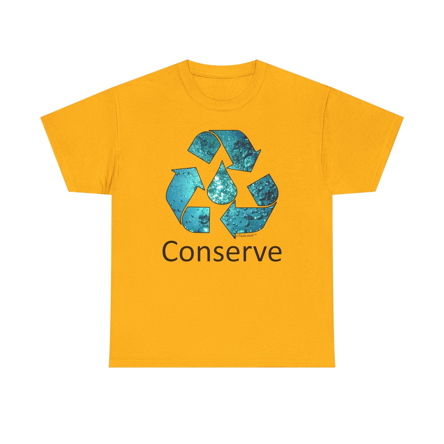 Sustainable Water Conservation Adult T-Shirt by TOOLOUD
