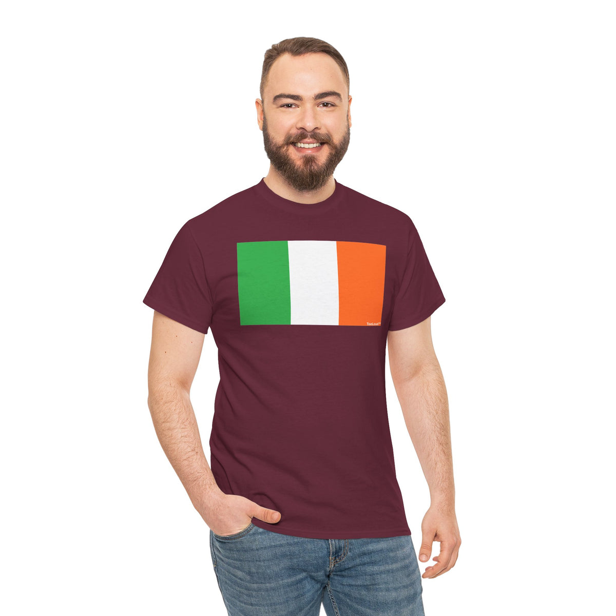 Irish Flag – Flag of Ireland Adult Dark T-Shirt by TOOLOUD