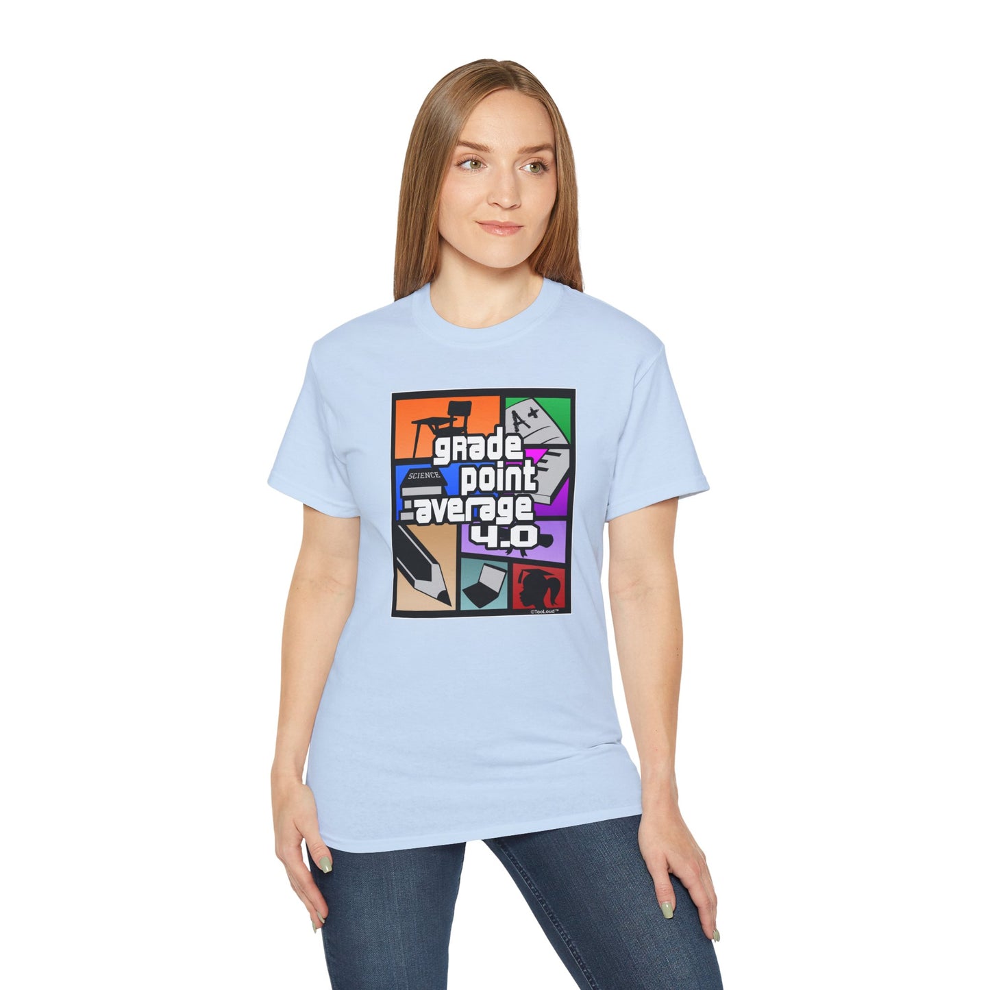 GPA 4 – Grade Point Average Unisex T-Shirt by TOOLOUD