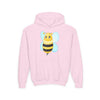 Cute Bee Youth Children's Hooded Sweatshirt by TooLoud