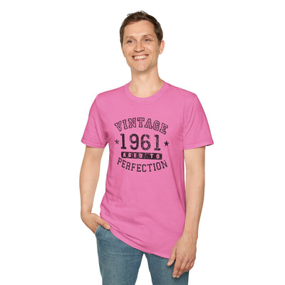 Customized Retro Birth Year Worn-In Unisex Tee for Adults – Exclusively by TooLoud