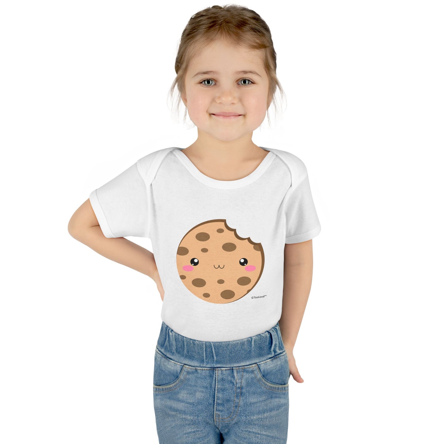 Cute Matching Milk and Cookie Design – Cookie Baby Romper Bodysuit by TOOLOUD