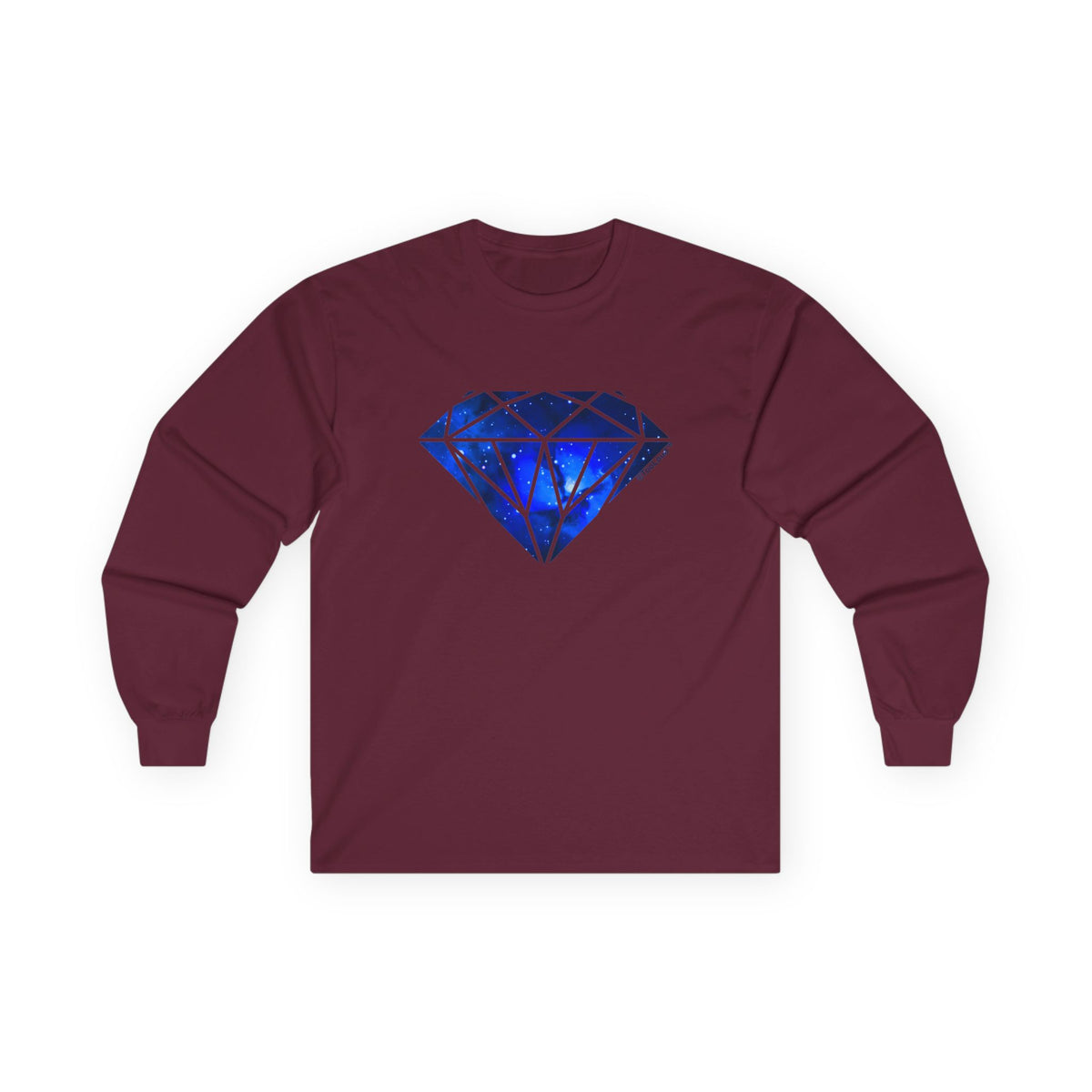 Space Diamond Adult Long Sleeve T-Shirt by TOOLOUD