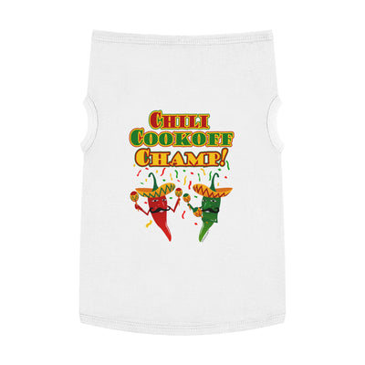 Chili Cookoff Champ! Chile Peppers Dog Shirt