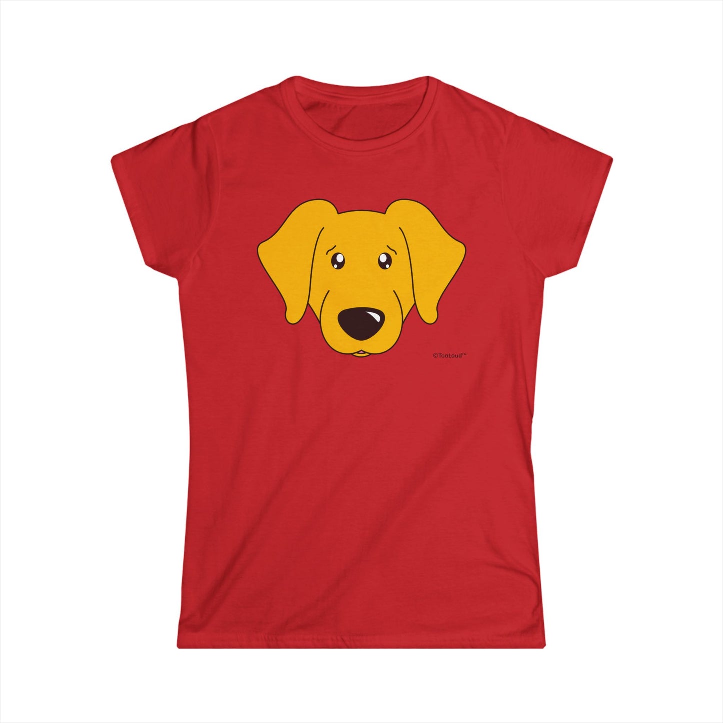 Cute Yellow Labrador Retriever Dog Juniors T-Shirt by TOOLOUD