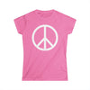 Peace Sign Symbol Juniors Crew T-Shirt by TOOLOUD