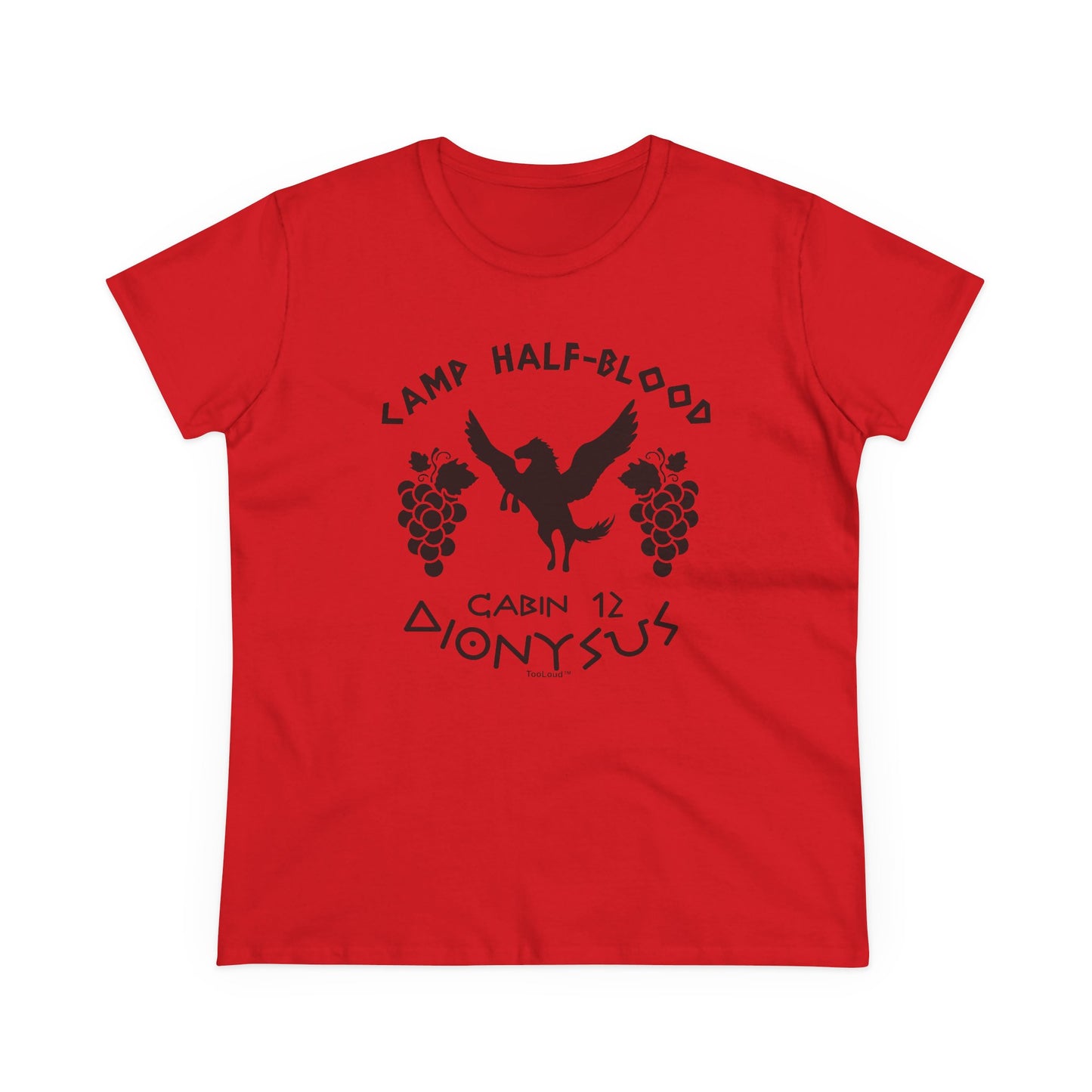 Camp Half Blood Cabin 12 Dionysus Womens T-Shirt by TOOLOUD