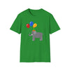 Cute Elephant with Balloons Unisex Adult T-Shirt by TOOLOUD