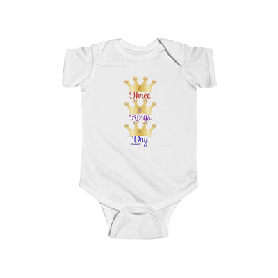 Three Kings Day - C M B Crowns Baby Romper Bodysuit by TooLoud