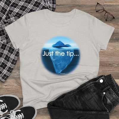 TooLoud Iceberg Just The Tip Women's Cotton T-Shirt