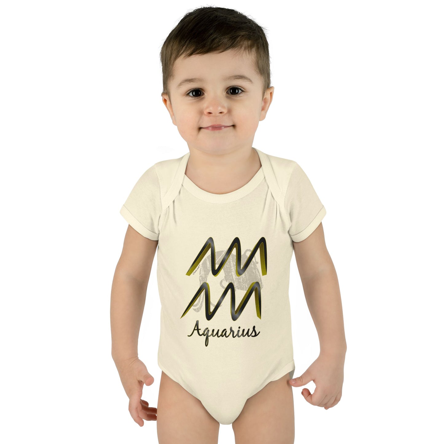 Aquarius Symbol Baby Romper Bodysuit by TOOLOUD