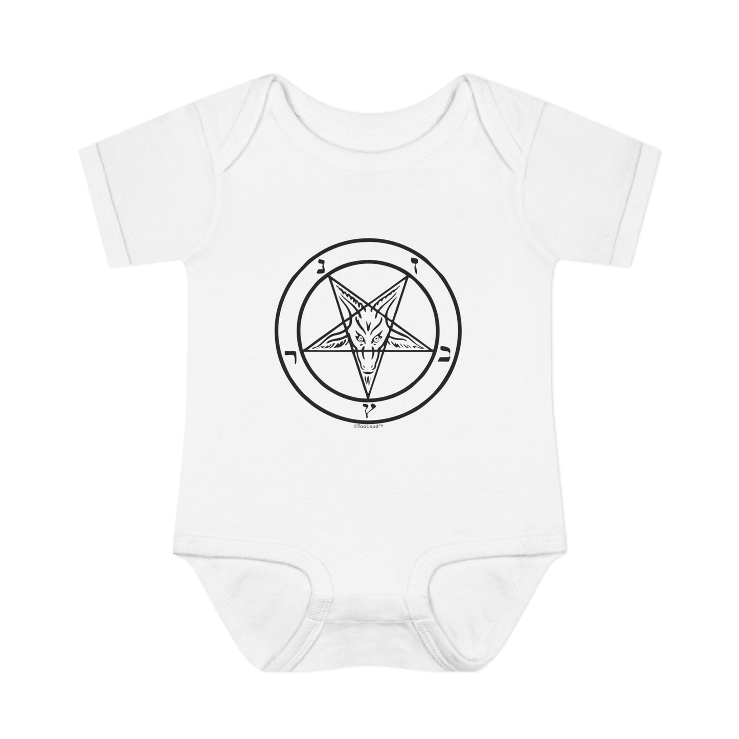 Sigil of Baphomet Baby Romper Bodysuit by TOOLOUD
