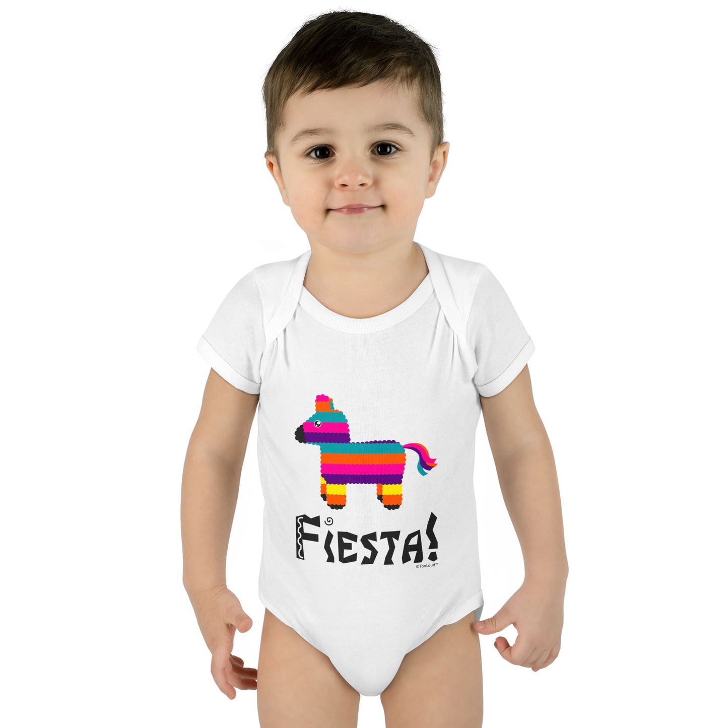 Colorful Piñata Design – Fiesta Baby Romper Bodysuit by TOOLOUD