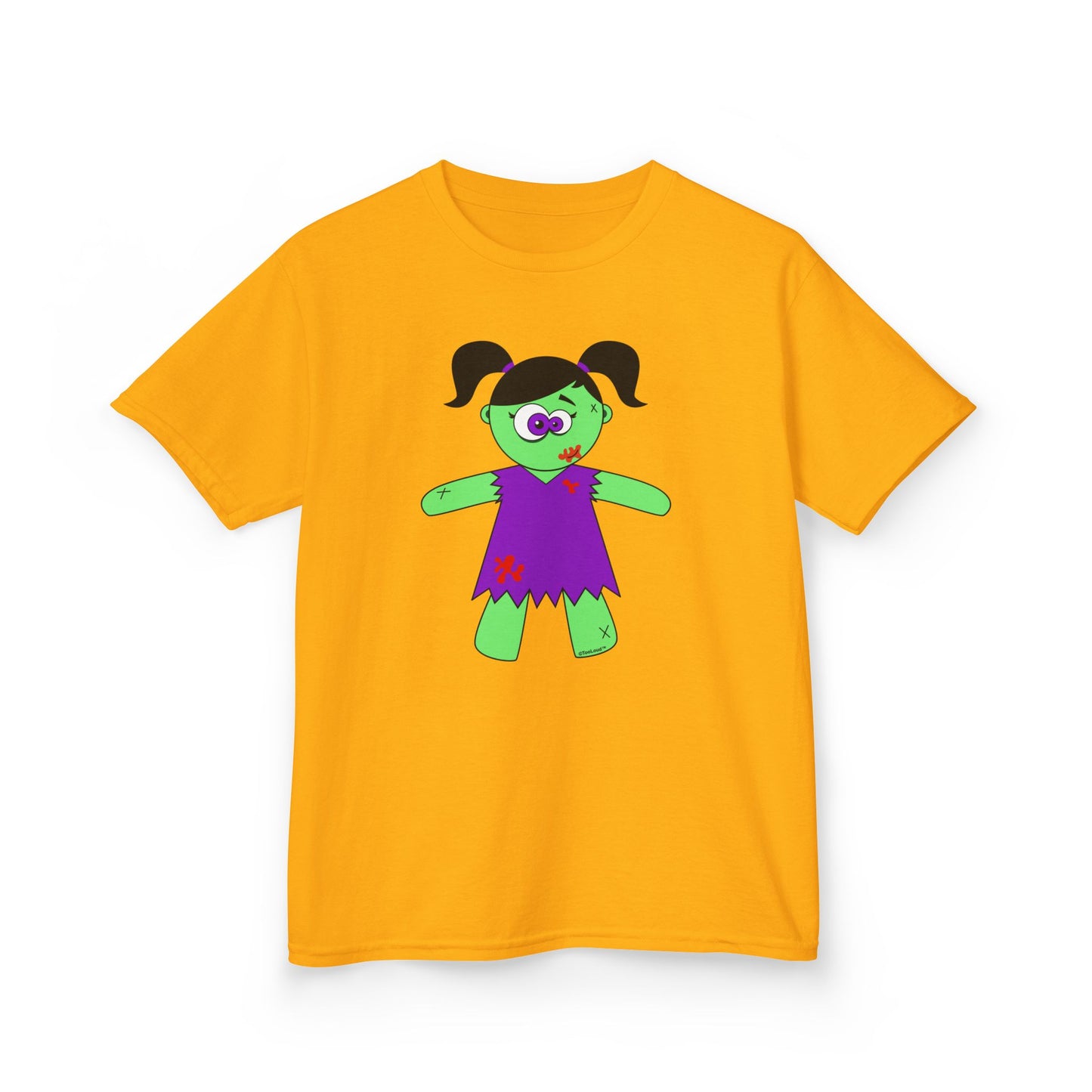 Zombie Girl Halloween Children’s T-Shirt by TOOLOUD