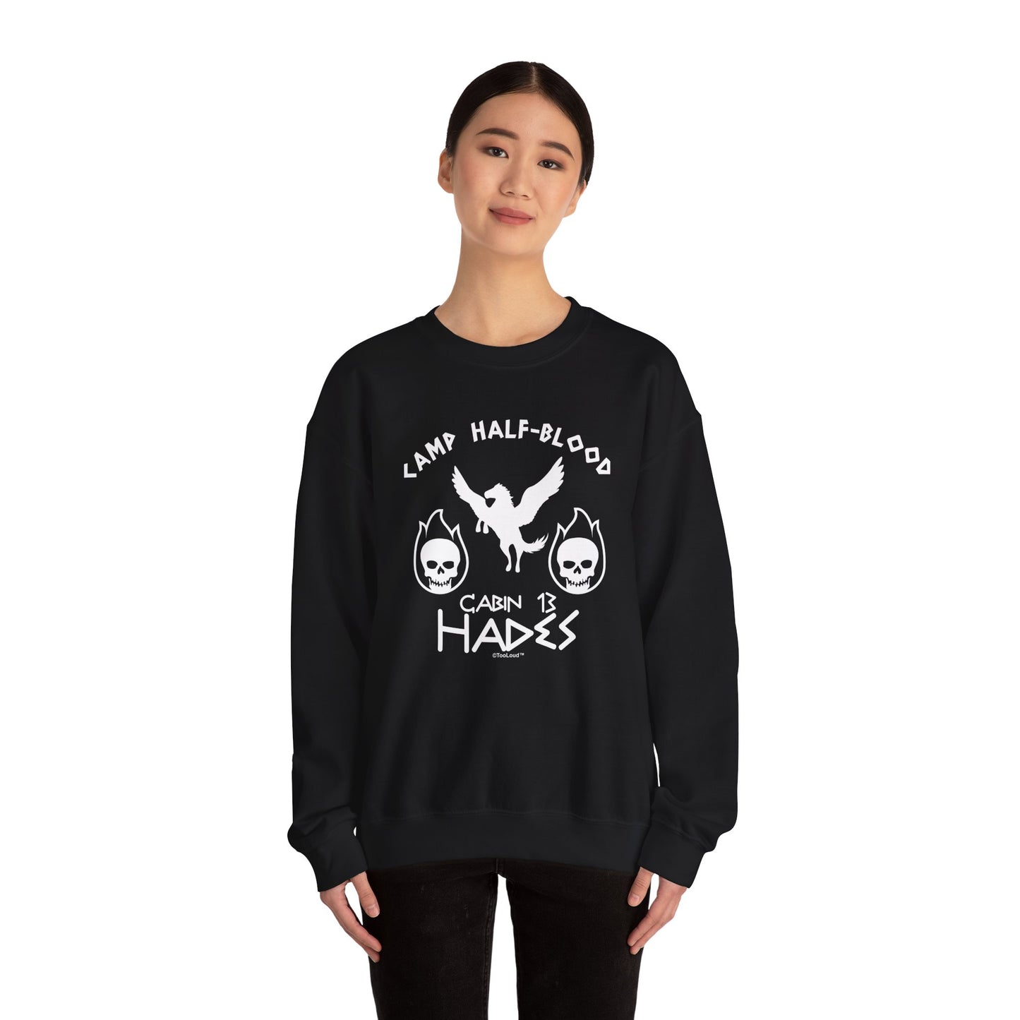 Cabin 13 Hades Half-Blood Adult Dark Sweatshirt by TOOLOUD