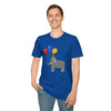 Cute Elephant with Balloons Unisex Adult T-Shirt by TOOLOUD