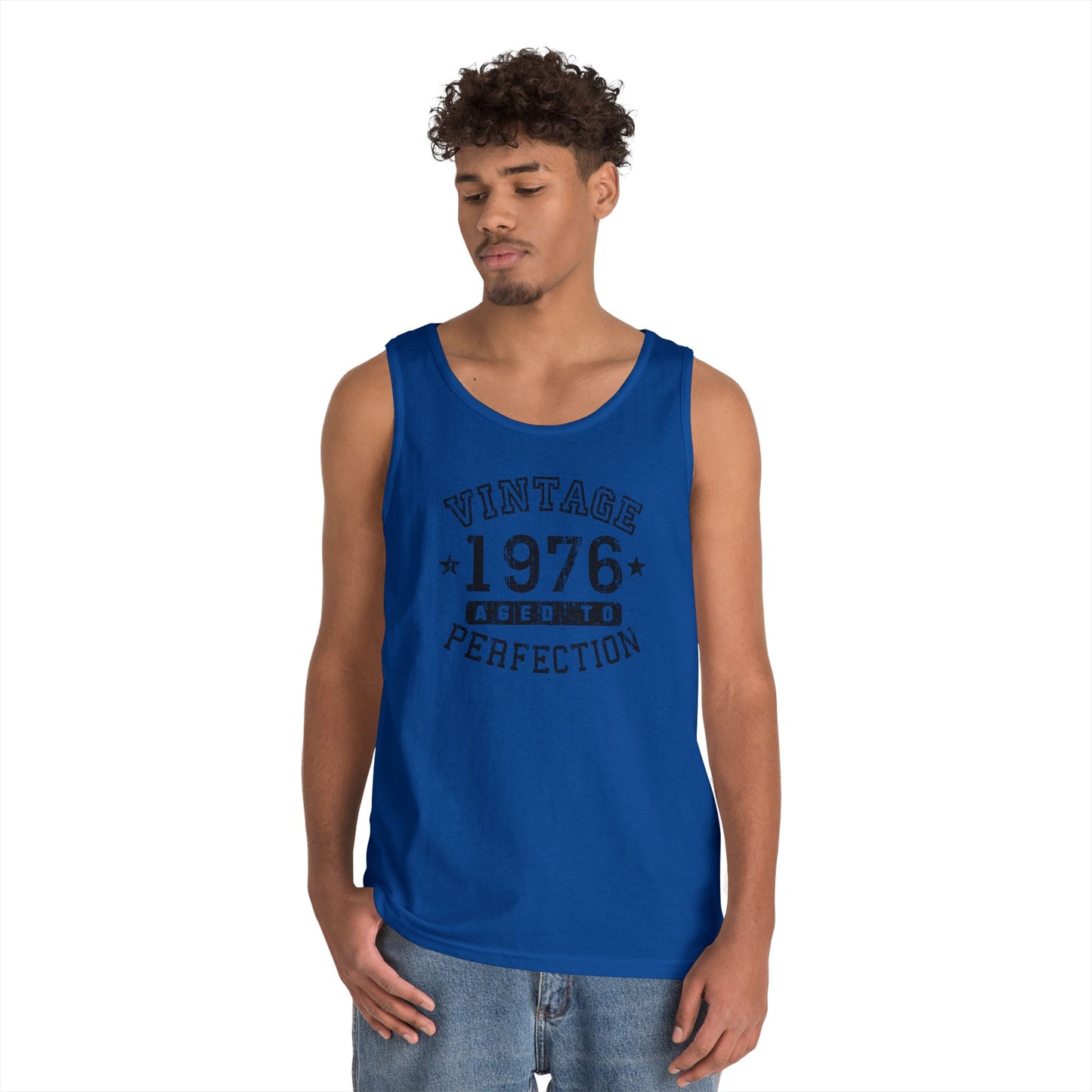 1976 – Vintage Birth Year Unisex Tank Top by TOOLOUD