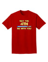 4th Be With You Beam Sword 2 Adult Dark T-Shirt-Mens T-Shirt-TooLoud-Red-Small-Davson Sales