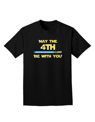 4th Be With You Beam Sword 2 Adult Dark T-Shirt-Mens T-Shirt-TooLoud-Black-Small-Davson Sales