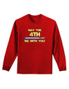 4th Be With You Beam Sword 2 Adult Long Sleeve Dark T-Shirt-TooLoud-Red-Small-Davson Sales