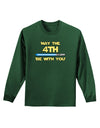 4th Be With You Beam Sword 2 Adult Long Sleeve Dark T-Shirt-TooLoud-Dark-Green-Small-Davson Sales