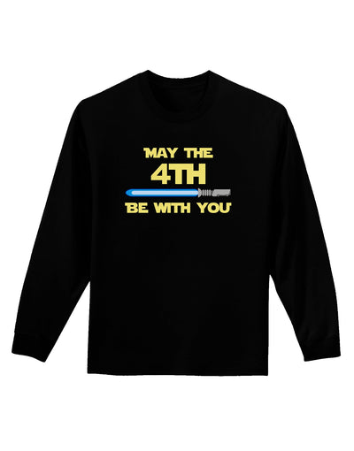 4th Be With You Beam Sword 2 Adult Long Sleeve Dark T-Shirt-TooLoud-Black-Small-Davson Sales